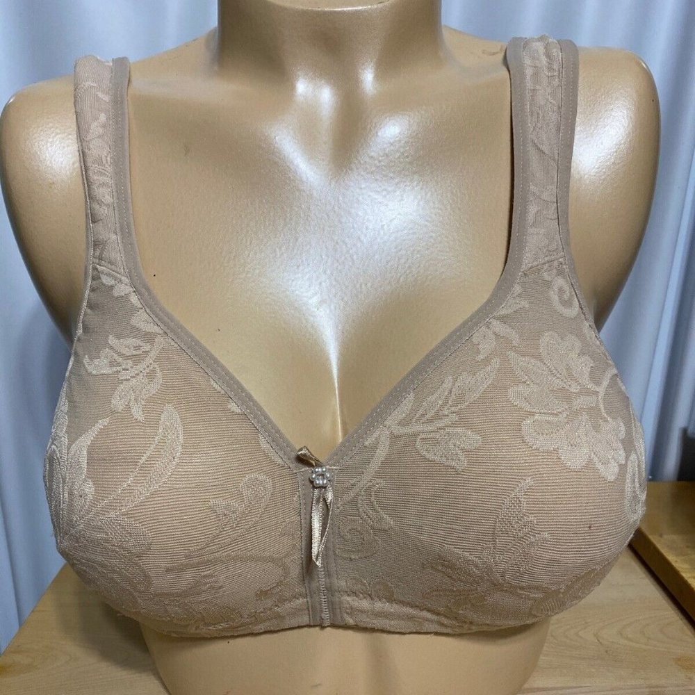 LUNAIRE BEIGE BRA SIZE 34 C WIREFREE